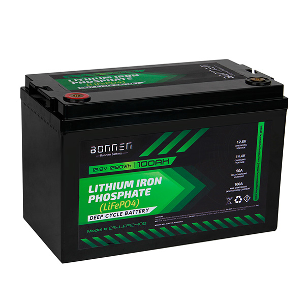 12V 100AH lithium ion battery