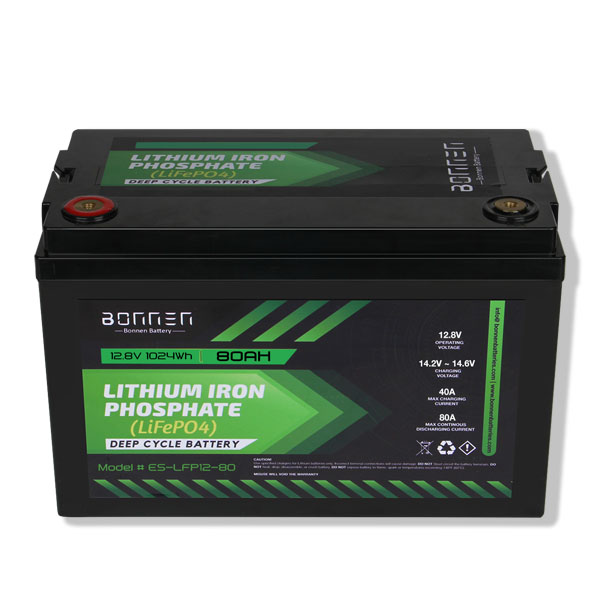 12V 80AH lithium ion battery