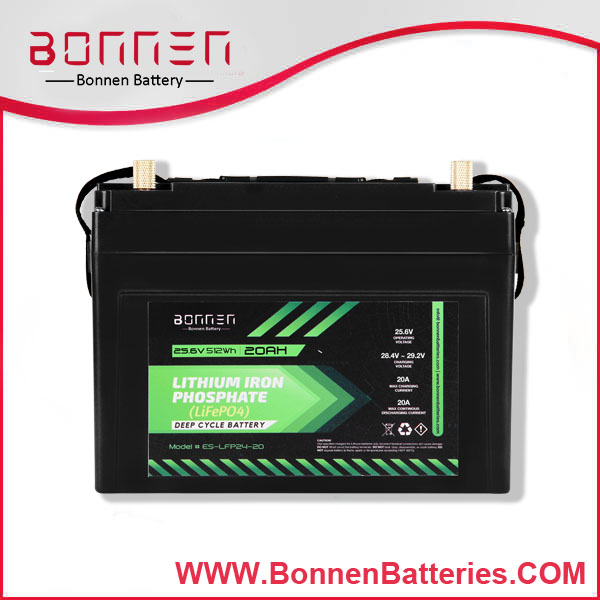 24V 20AH lithium ion battery
