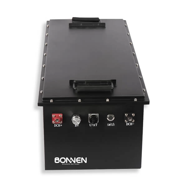 Custom 72V 100AH golf cart lithium battery from Bonnen
