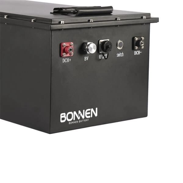 Custom 72V 100AH golf cart lithium battery from Bonnen