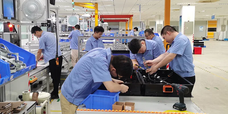 EV lithium battery production