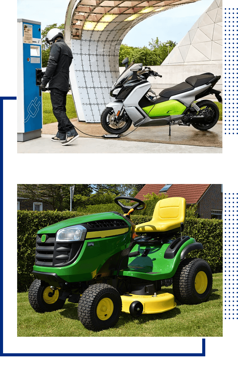 application-48V electric motorcycle and Agricultural Equipment