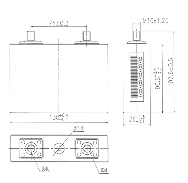 High Drain EV Battery Cell 3.2V 25Ah