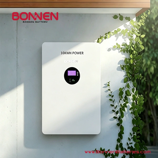 10kWh Home Battery, 48 Volt Lithium Ion Battery Wall-mounted Storage, LiFePO4 Backup Power System
