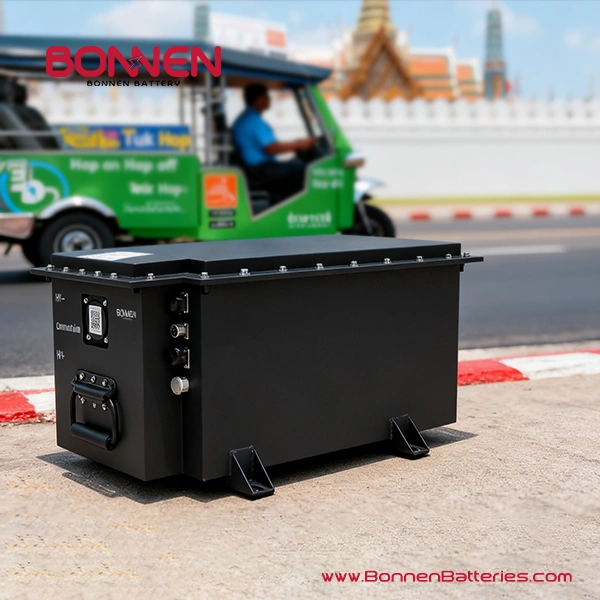 トゥクトゥク、電動三輪車用 72V スワッピング リチウム イオン バッテリー
