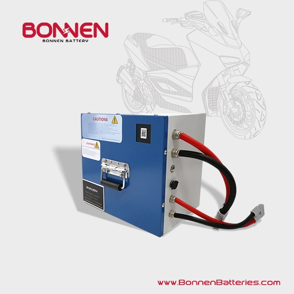 電動スクーター、モペット用 48V 30Ah リチウムイオン バッテリー。
