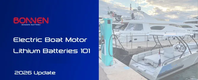 Electric Boat Motor Lithium Batteries 101-2026