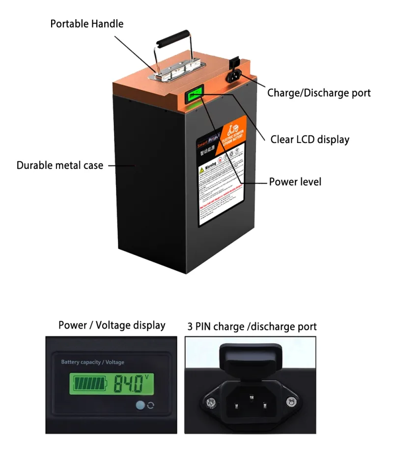 バッテリー交換ステーション用72V 60Ahバッテリー、リチウムバッテリー