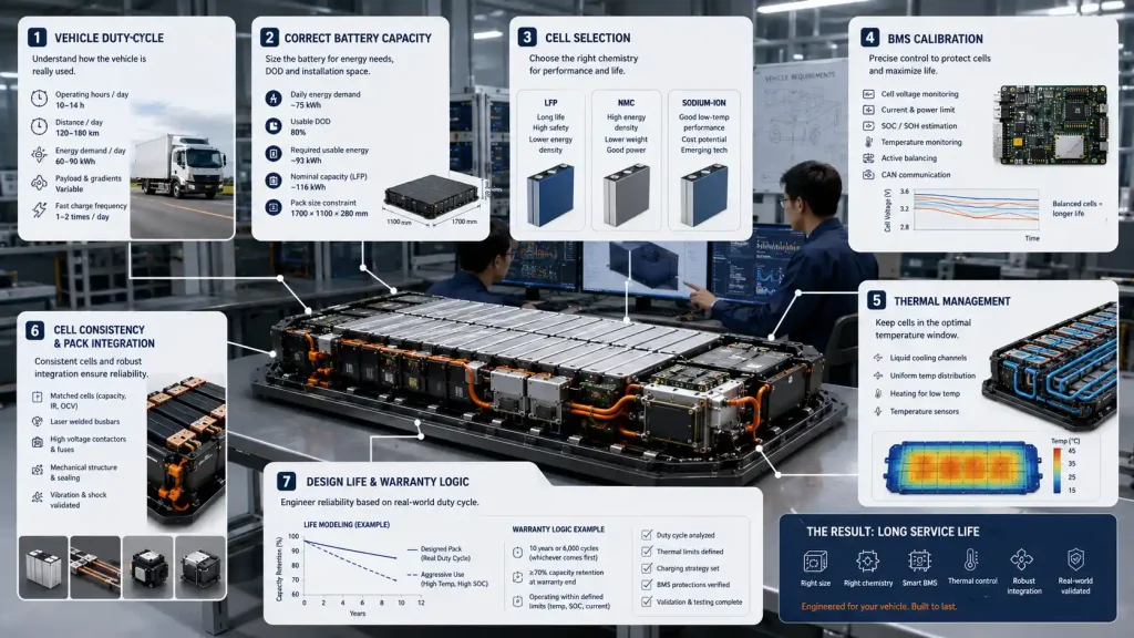 How Bonnen Designs EV Battery Packs for Long Service Life