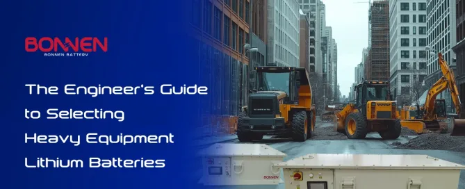 Heavy Equipment Lithium Batteries