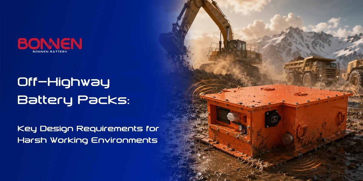 Off-Highway Battery Packs: Key Design Requirements for Harsh Working Environments