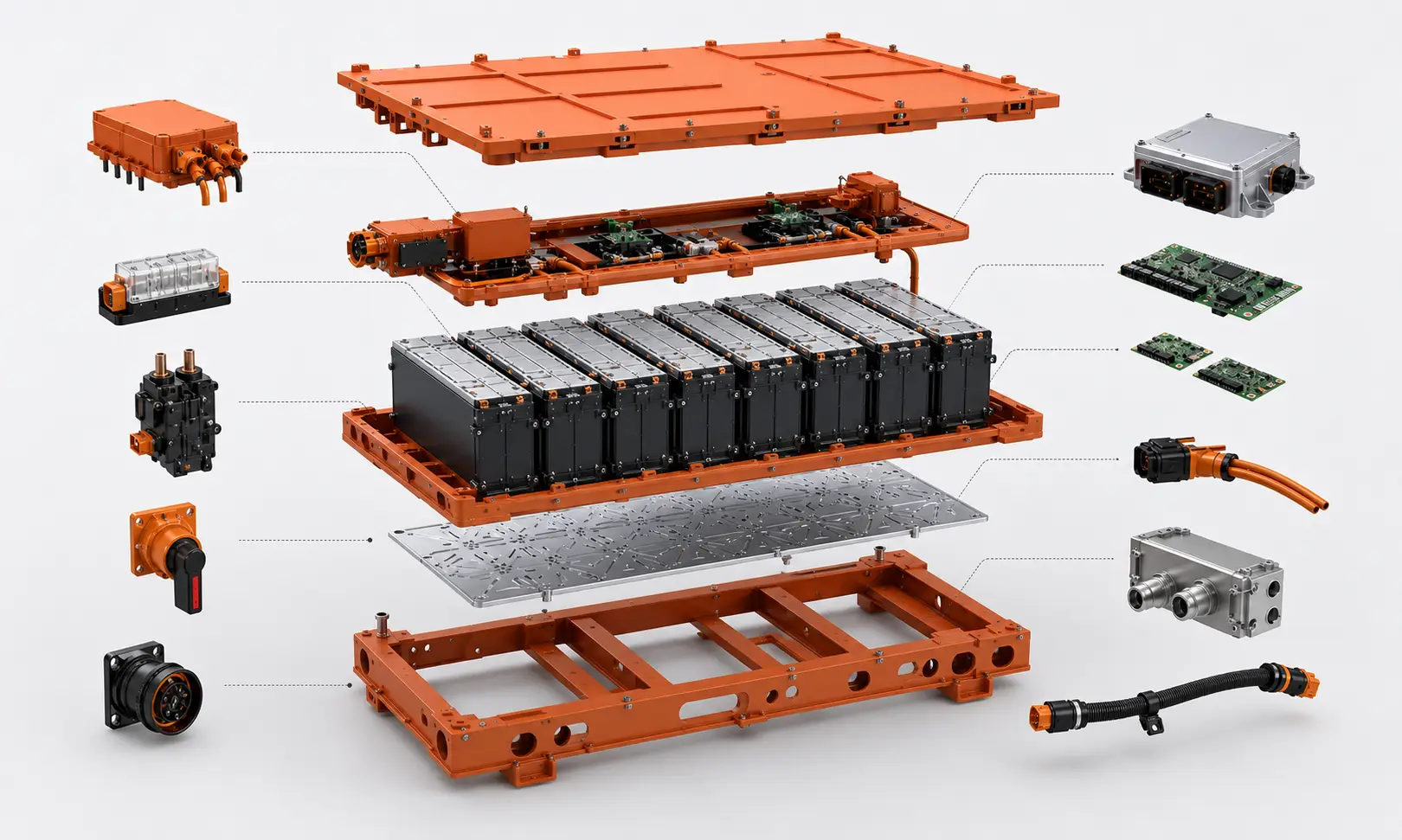 Custom lithium battery design for heavy equipment
