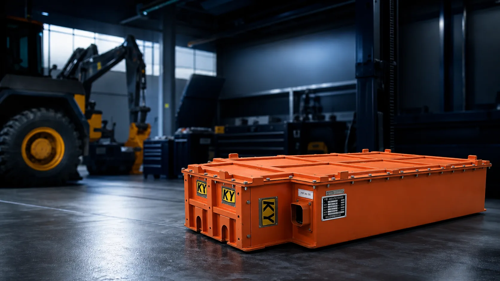 Off-highway platform custom lithium battery pack