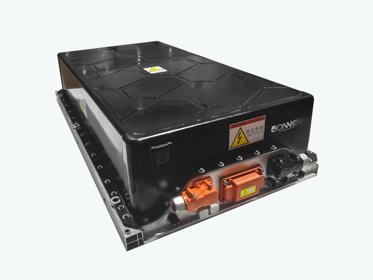 Custom 332.8V high-voltage battery pack for a light-commercial EV platform