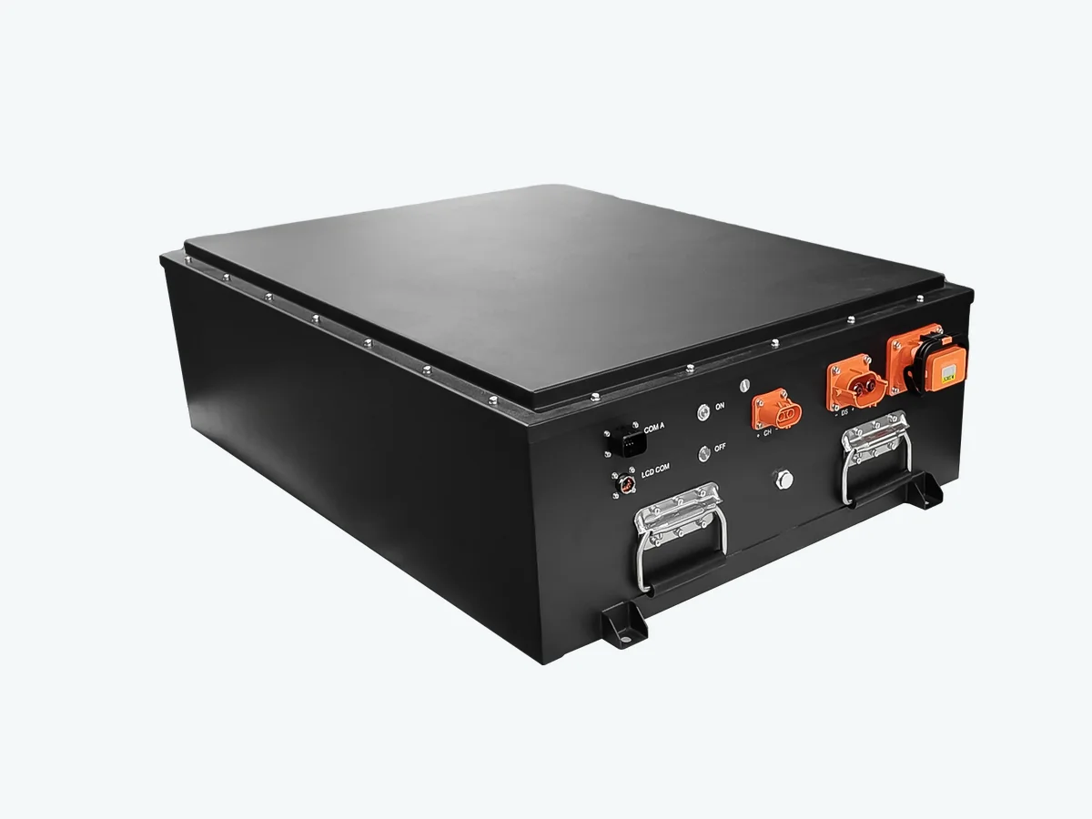 Custom 96V battery enclosure developed for a classic-car EV conversion program