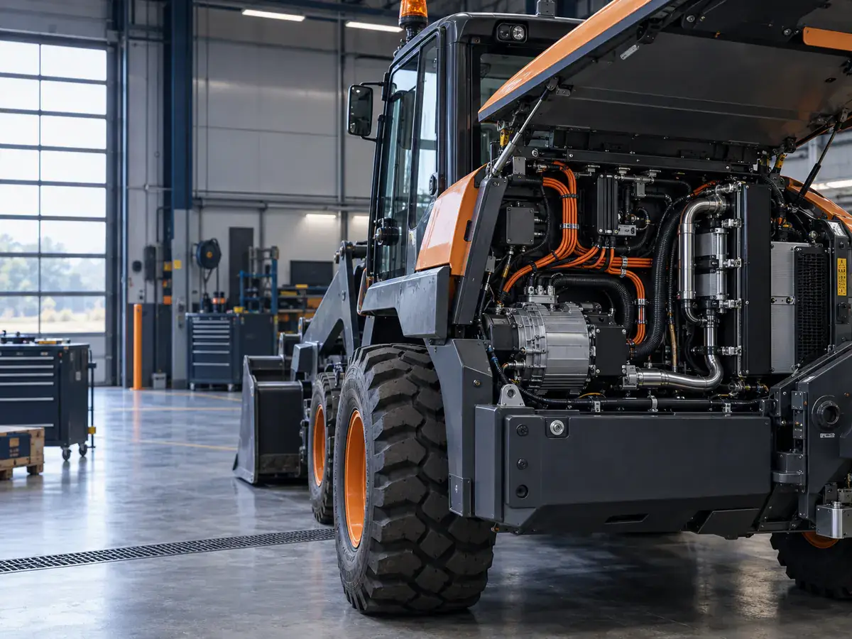 Engineers reviewing machine load data for battery system sizing