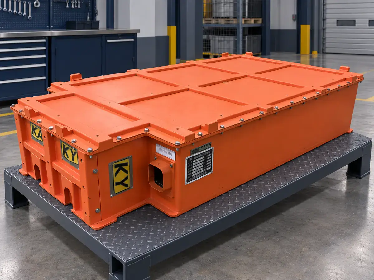 Modular high-voltage battery platform shown in scalable configurations