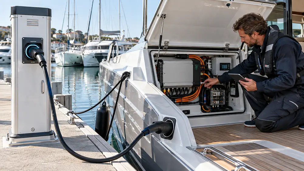 Charging System Architecture for Electric Boats