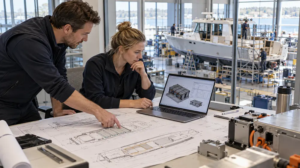 How to Choose the Right Electric Boat Battery System Architecture