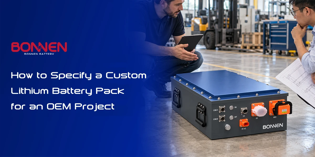 How to Specify a Custom Lithium Battery Pack for an OEM Project