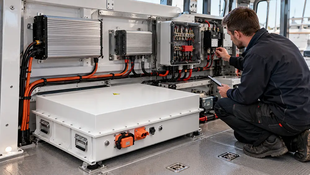 Main Components of an Electric Boat Battery System